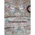 100% Rayon Challie Printed Fabric